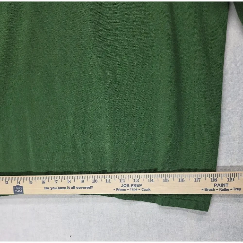 Banana Republic Silk Cashmere Preppy Green Classic Pullover Men's Sweater (L)